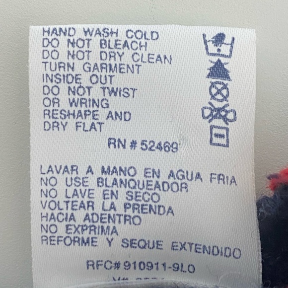 Festive Navy Holiday Sweater Vest with Bear and Candy Cane Design Size L - Picture 11 of 11